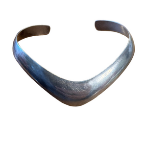 Elegant Vintage Mexican Silver Cuff Bracelet